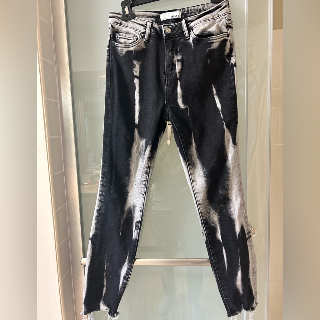 Bleach Dyed Jeans